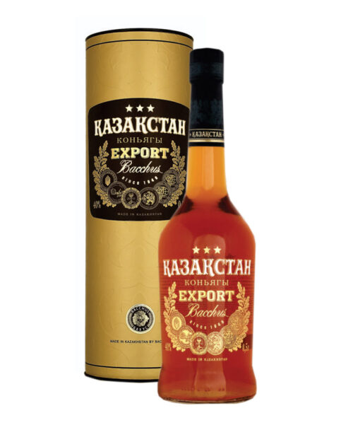 Коньяк Казахстан 3 YO Export 40% in Tube (0,5L)