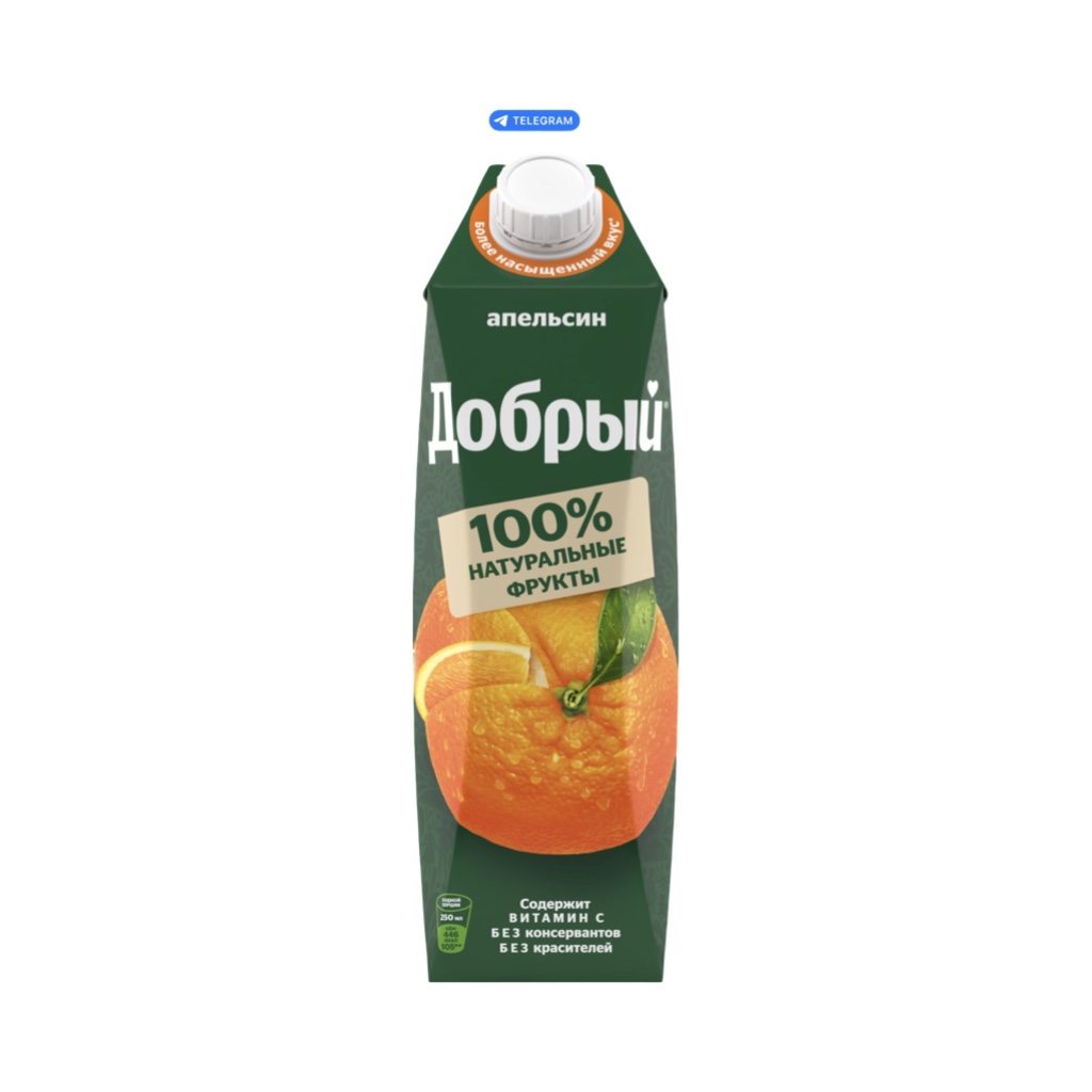 Нектар Добрый, Апельсин Tetra Pak (1L)