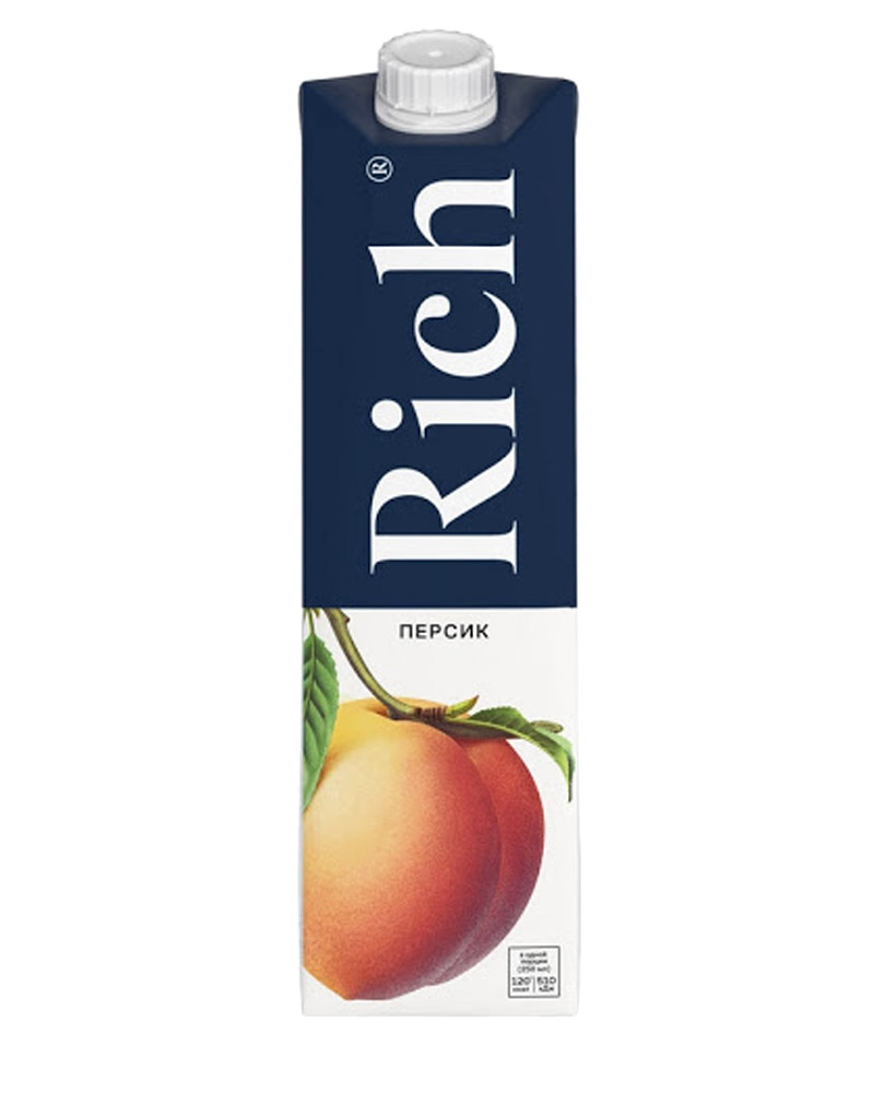 Нектар Rich Персик, Tetra Pak (1L)