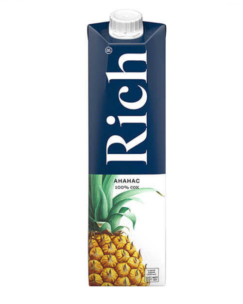 Сок Rich Ананас, Tetra Pak (1L)