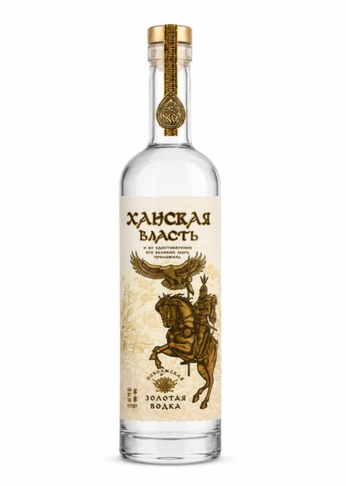 Водка Ханская Bласть Золотая 40% (0,5L)