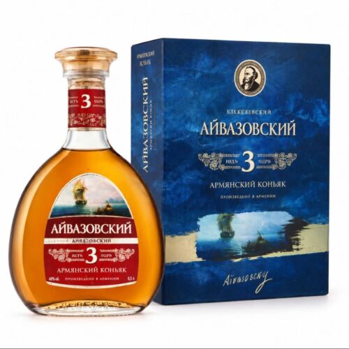 Коньяк Айвазовский 3YO 40% in Box (0.5L)