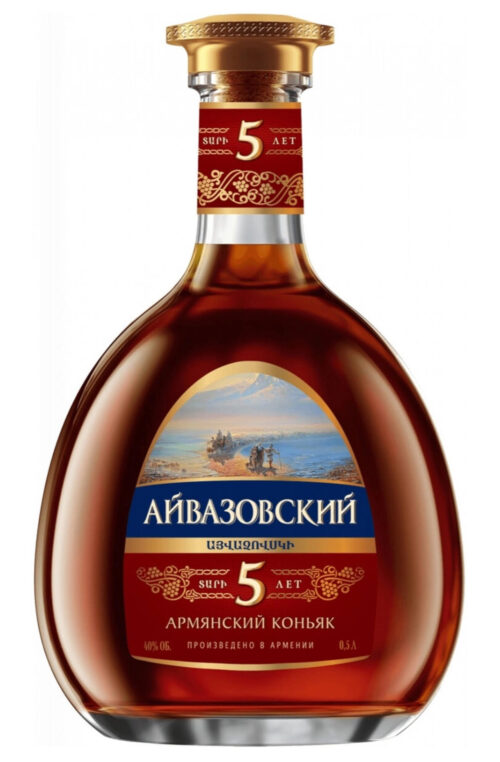 Коньяк Айвазовский 5YO 40% (0.5L)