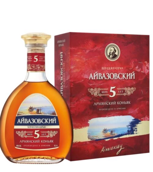 Коньяк Айвазовский 5YO 40% in Box (0.5L)