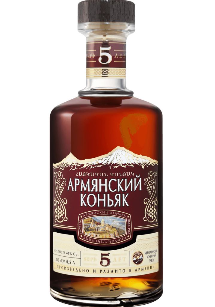 Бренди Армянский коньяк 5YO 40% (0.5L)