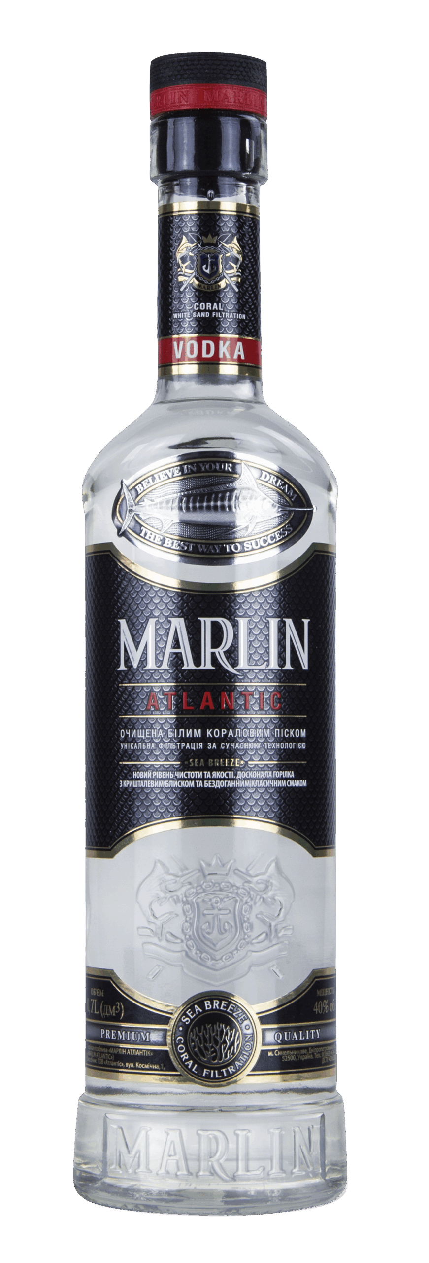 Водка Marlin Atlantic 40% (0.7L)
