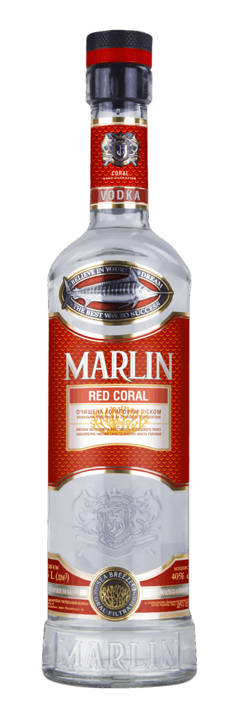 Водка Marlin Red Coral 40% (0.5L)