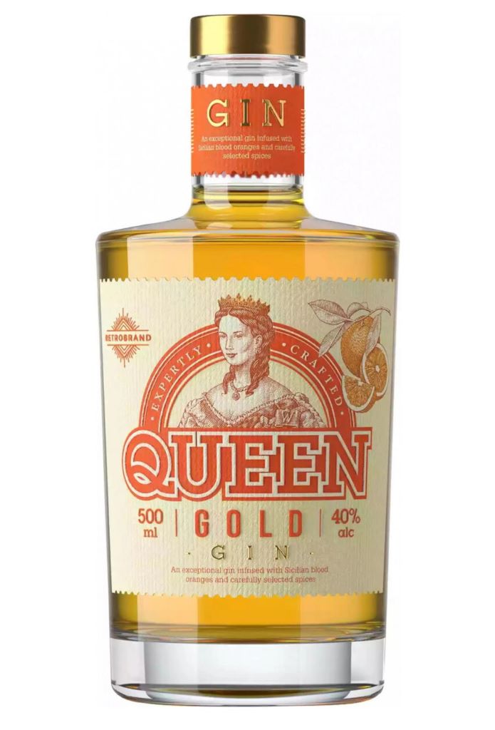 Джин Queen Gold Gin 40% (0.5L)
