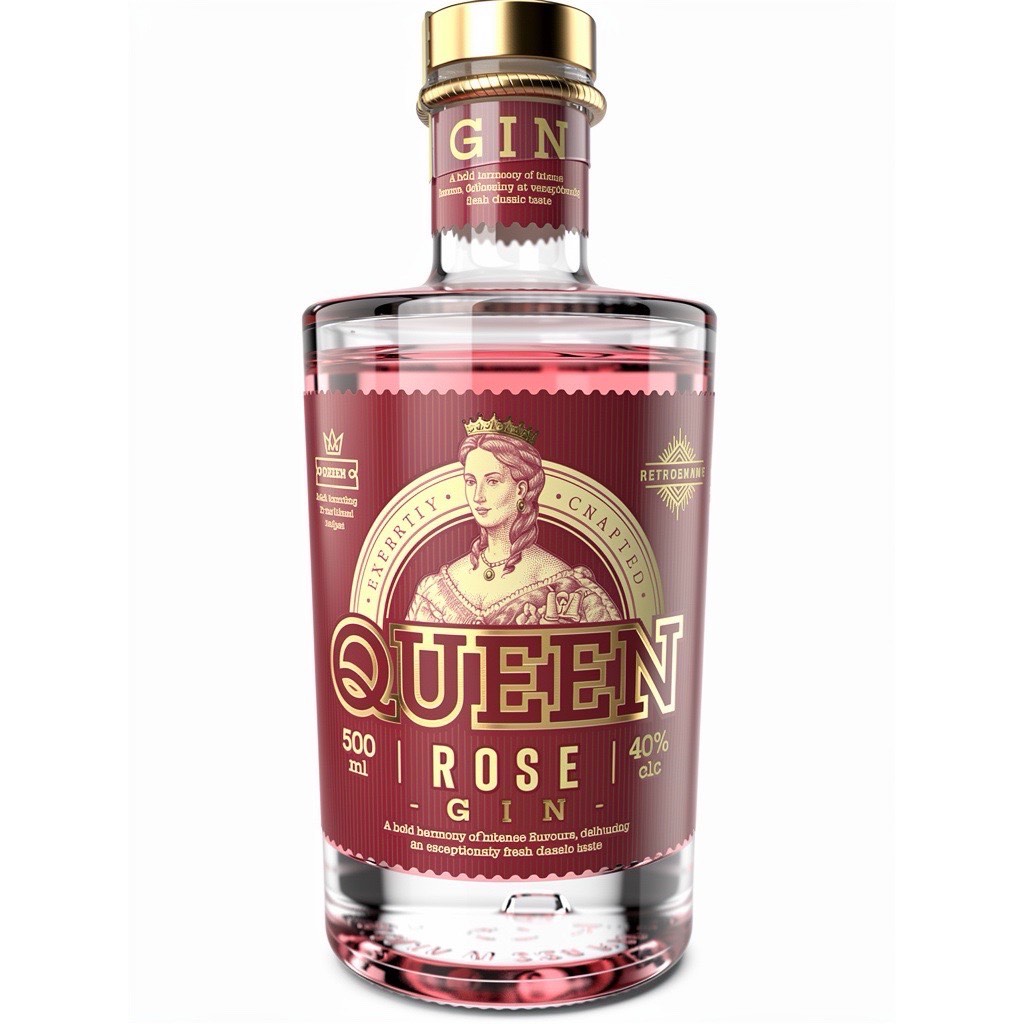 Джин Queen Rose Gin 40% (0.5L)