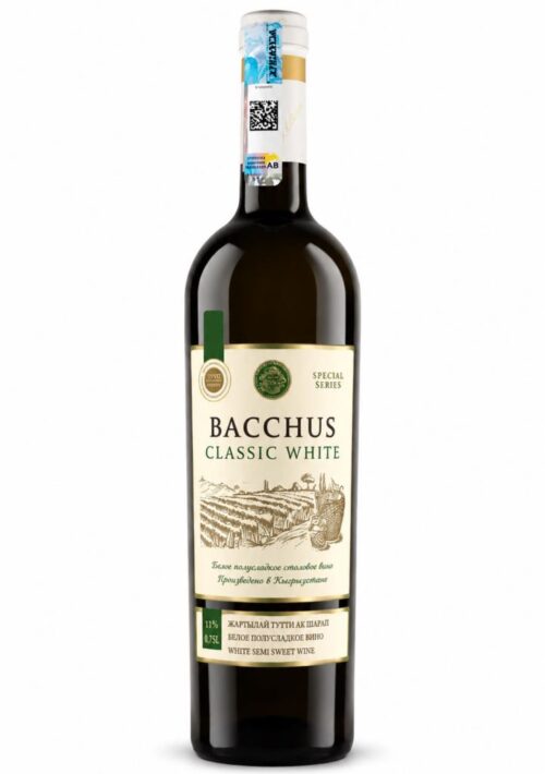 Вино Bacchus Classic White Semi sweet 11% (0.75L)