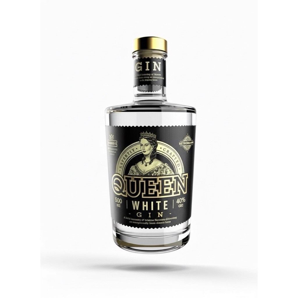 Джин Queen White Gin 40% (0.5L)
