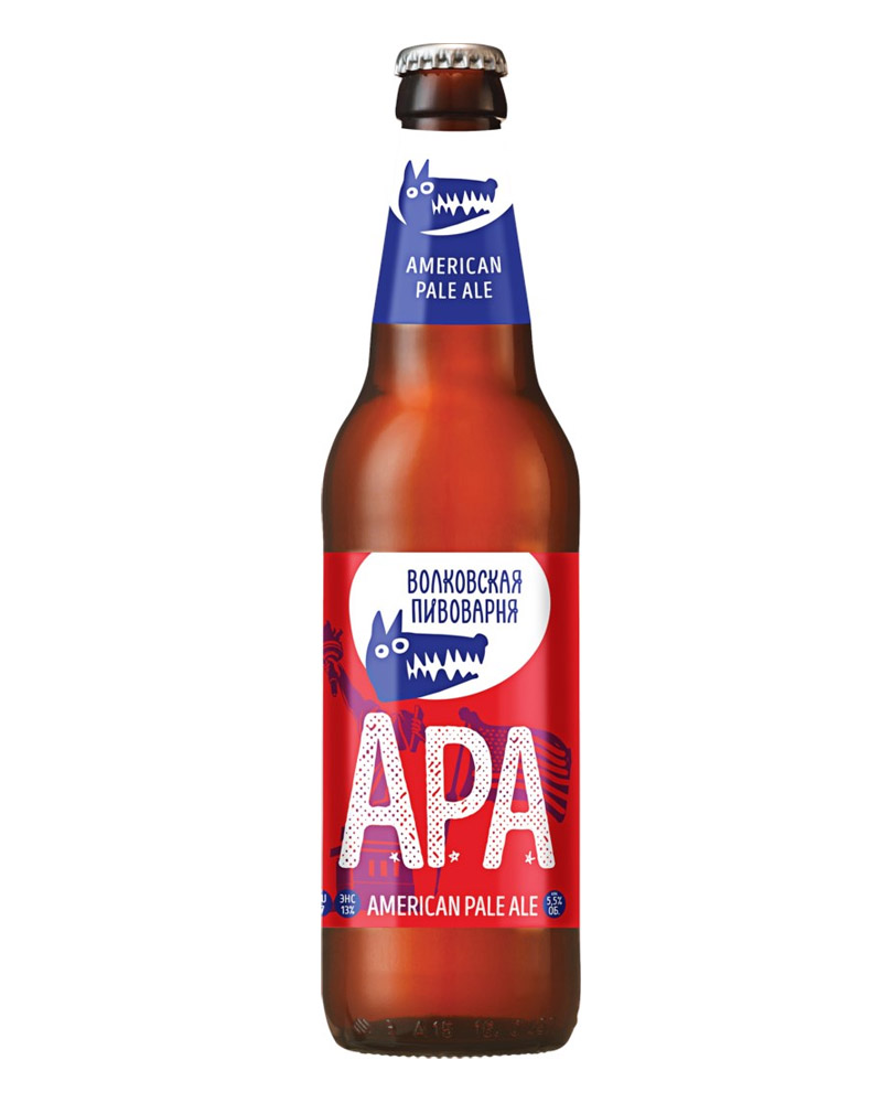 Пиво American Pale Ale 5,9% Glass (0,45L)